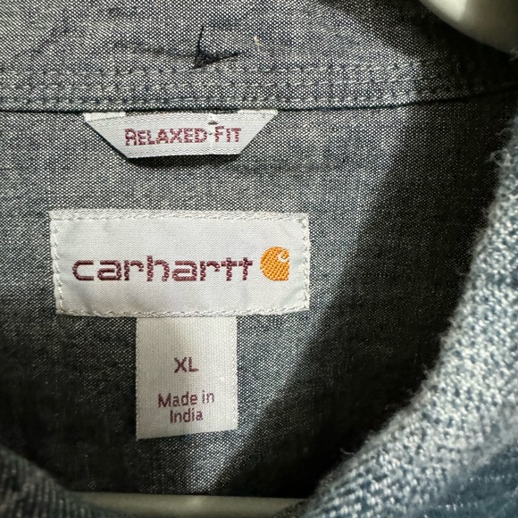 Carhartt Flannel Button Up‎ Shirt, Size XL - Picture 6 of 6